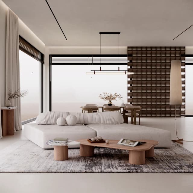 Прямой диван Andre 2 модуля с подушками белый 318х134 см. - Изображение 1