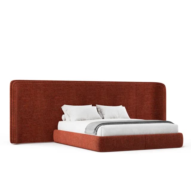 Кровать двуспальная Elysium Grand с высоким широким изголовьем и подъемным механизмом. - Изображение 1